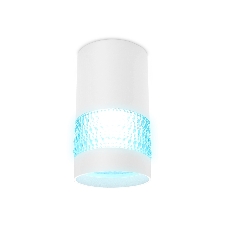 Светильник Ambrella light TN371 SWH/BL белый песок/голубой GU5.3 D65*117