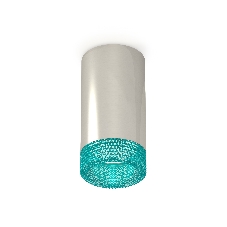 Светильник Ambrella Light XS6325021 PSL/BL серебро полированное/голубой MR16 GU5.3 (C6325, N6153)