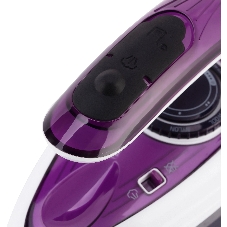 Утюг дорожный Vitek VT-8305 белый/фиолетовый, 1000 Вт, 30 г/мин, 45 г/мин, 70 мл