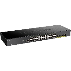 Коммутатор D-Link DGS-1250-28X/A1A, 24×1 Гбит/с + 4×10 Гбит/с SFP+, управляемый