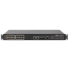 Коммутатор Dahua DH-PFS4218-16ET-190, 16×100 Мбит/с PoE + 2×1 Гбит/с Combo, управляемый