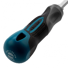 Отвертка Gross 12119 SL8,0 x 150 мм S2, трехкомпонентная рукоятка