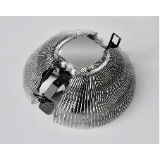 Кулер для процессора PCCooler E80 (65W, 3-pin, 42mm, Al/Cu, -mm, 1x80мм, 29.61CFM, 22dBA, 2000RPM, S: 1851/1700/1200/115X, AM5/AM4, silver, black)