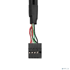 Планка портов в корпус 2xUSB 2.0 ExeGate BrctUSB2-2A-LP (USB 2.0 9pin (IDC 9pin F) --> 2x USB 2.0 Af, кабель 20 см, Low Profile)
