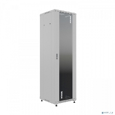 Шкаф серверный NTSS Премиум (NTSS-R22U6060GS) напольный 22U 600x600 мм пер. дв. стекл. металл 900 кг серый IP20 сталь