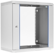 Шкаф телеком. настенный разборный 12U (600х350) дверь стекло (ШРН-Э-12.350) (1 коробка)