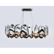 Светильник Ambrella light LH31205/12 SN/SM сатин никель/дымчатый E14*12 max 40W 1000*340*270