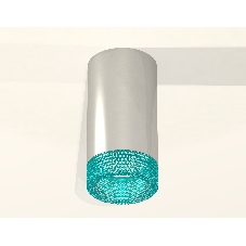 Светильник Ambrella Light XS6325021 PSL/BL серебро полированное/голубой MR16 GU5.3 (C6325, N6153)