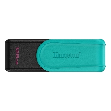 Флешка USB Kingston DataTraveler Exodia S (DTXS/128Gb), 128Gb, USB 3.2 Gen 1, R/W 150/60, бирюзовый/черный