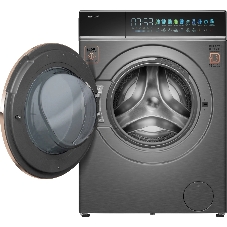 Стиральная машина Weissgauff WM 58411 Direct Drive Inverter Premium Steam Grey серая, загрузка фронтальная 11кг, 1400 об/мин., класс: A+++