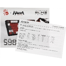 Клавиатура A4Tech Bloody S98 Naraka BLMS Plus проводная, USB Type-A, чёрный/красный