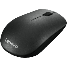 Мышь беспроводная Lenovo 400 черный, 1200 dpi, радиоканал, USB, кнопки - 3