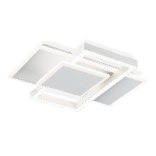 Потолочный светодиодный светильник Ambrella light FA1021/3 WH белый 50W 3000K-6400K 380*345*75 (ПДУ ИК)