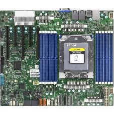 Материнская плата Supermicro H13SSL-NT bundle, SP5, SoC, 12xDDR5 RDIMM, 8xSATA, 2xM.2 PCIe 5.0 x4, 3xPCIe 5.0 x16, 2xPCIe 5.0 x8, 1xVGA, 2x10GbE LAN, 4xUSB 3.0, ATX