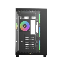 Корпус ПК без блока питания Case Ocypus Gamma C74 BK ARGB, Midi-Tower, TG, 4x120mm ARGB, 2xUSB-A 3.0 + 1xUSB-C 3.1, ATX, mATX, mITX Black