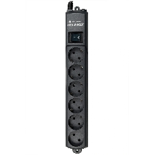 Сетевой фильтр Pilot S Max (5 euros + 1GP), 15A/3.5kVA, automatic, 7 m, graphite