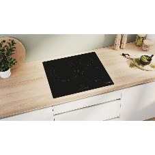 Индукционная варочная поверхность Bosch Serie 4 PUE611BB5E, 4 конфорки, стеклокерамика, 4600 Вт