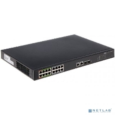 Коммутатор Dahua DH-LR2218-16ET-240, 16×100 Мбит/с + 2×1 Гбит/с, управляемый
