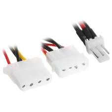 Кабель питания Cablexpert CC-PSU-5, для вентилятора 12V, molex -> molex + 2pin, 15 см