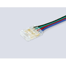 GS7921 Соединитель гибкий двухсторонний COB RGB 12/24V для лент 10mm (4 конт.) (5шт)