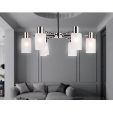 Светильник Ambrella light TR9572/6 SN сатин E14*6 max 40W 620*620*385