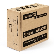Веб-камера ExeGate Stream C940 2560x1440, 30 кадр/с, USB Type-A, микрофон (шумоподавление), универсальное крепление, штатив в комплекте