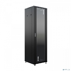 Шкаф коммутационный NTSS Премиум (NTSS-R42U6060GS-BL) напольный 42U 600x600мм пер.дв.стекл металл 900кг черный 510мм 86кг 1987мм IP20 сталь