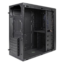 Компьютерный корпус Miditower ExeGate XP-330U Black, ATX, (XP400, Black,120мм), 2хUSB+2хUSB 3.0, Audio