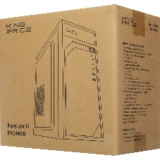 Компьютерный корпус KingPrice KPCC-MN208 черный без БП mATX 1x80мм 2x120мм 2xUSB 2.0 audio