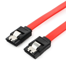 Кабель интерфейсный SATAIII Cablexpert CC-SATAM-DATA-0.3M, 30 см, 7pin/7pin, защелка, пакет