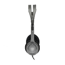Гарнитура Logitech H110 серебристый, проводная, 3.5 мм