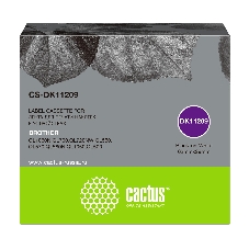 Картридж ленточный Cactus CS-DK11209 черный для Brother P-touch QL-500, QL-550, QL-700, QL-800