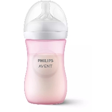 Бутылочка для кормления Philips SCY903/11 250 мл, 1 шт, серия NATURAL Response, пластик, PINK
