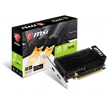 Видеокарта MSI PCI-E GT 1030 2GHD4 LP OC nVidia GeForce GT 1030 2048Mb 64bit DDR4 1189/2100/HDMIx1/DPx1/HDCP Ret low profile