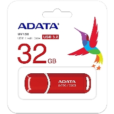 Флешка USB ADATA UV150 (AUV150-32G-RRD), 32Gb, USB 3.0, R/W 35/10, красный