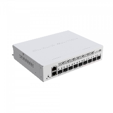 Коммутатор MikroTik Cloud Router Switch CRS310-1G-5S-4S+IN with 800 MHz CPU, 256 MB RAM, 4xSFP+, 5xSFP cages, 1xGbit LAN port, RouterOS L5, desktop case, rackmount ears, PSU