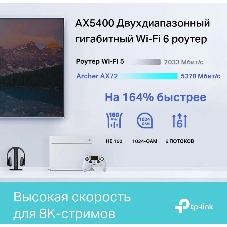 Маршрутизатор TP-Link Archer AX72 AX5400 Dual-Band Wi-Fi 6 Router