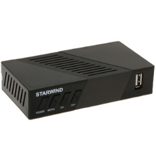 Приставка для цифрового ТВ Starwind CT-140 черный, DVB-T2, DVB-T, DVB-C, HDMI, USB 2.0 х2