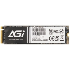 Накопитель SSD AGI AI298, 512Gb, PCIe 3.0 x4, M.2 2280, NVMe, R/W 2200/1300