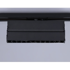 Трековый однофазный светодиодный светильник Ambrella light GL6817 BK черный LED 12W 3000K 24° 230*22*87