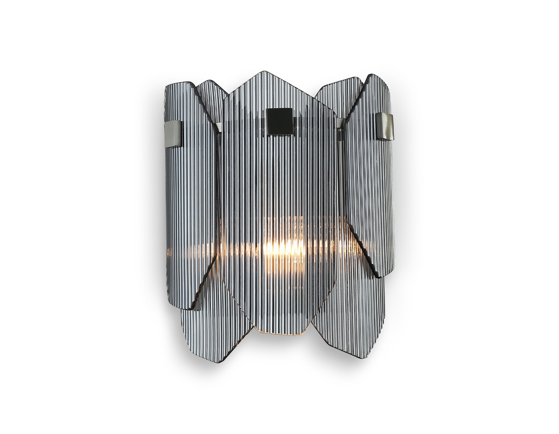 Светильник Ambrella light LH31207/2 SN/SM сатин никель/дымчатый E14*2 max 40W 220*150*270