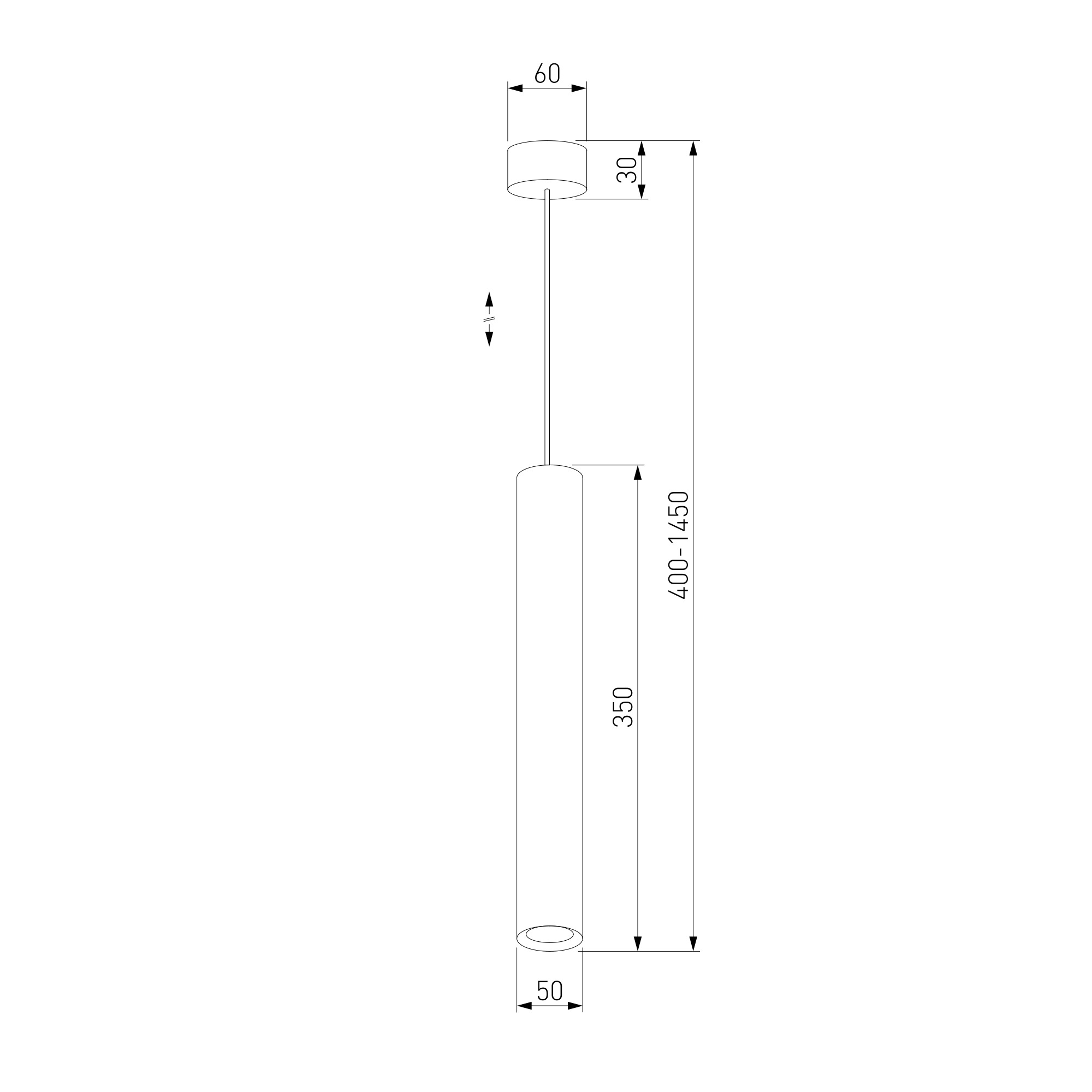 50248 LED 7W 4000K белый / Подвесной светодиодный светильник