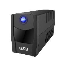 Источник бесперебойного питания CBR QTM-650T-2F-LCUC / 650ВА / 360Вт / 2 x Shuko, HID-USB, RJ45/11