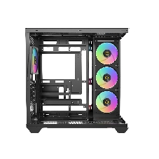 Корпус ПК без блока питания Case Ocypus Gamma C74 BK ARGB, Midi-Tower, TG, 4x120mm ARGB, 2xUSB-A 3.0 + 1xUSB-C 3.1, ATX, mATX, mITX Black
