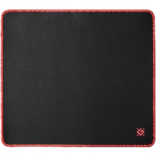 Игровой коврик Defender черный M 360x270x3 мм, ткань+резина