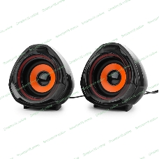 Акустическая система 2.0 Gembird SPK-105, черный, 5 Вт, регулятор громкости, USB-питание