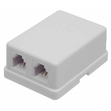 Модуль TWT (TWT-SA2-WH) Настенная коробка 2 порт. для Keystone