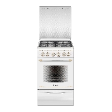 Плита газовая Gefest ПГ 5100-02 0181 белый, конфорок 4 шт, духовка 52 л, 50 см x 85 см x 58.5 см