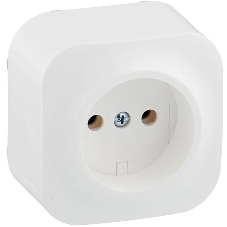 Розетка Legrand 782210 без заземления без шторок (Белая)