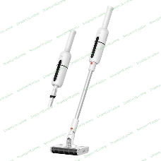 Пылесос вертикальный Deerma VC55 белый, питание от аккумулятора, 130 Вт, уборка сухая, пылесборник 0.3 л, работа от АКБ max 20 мин